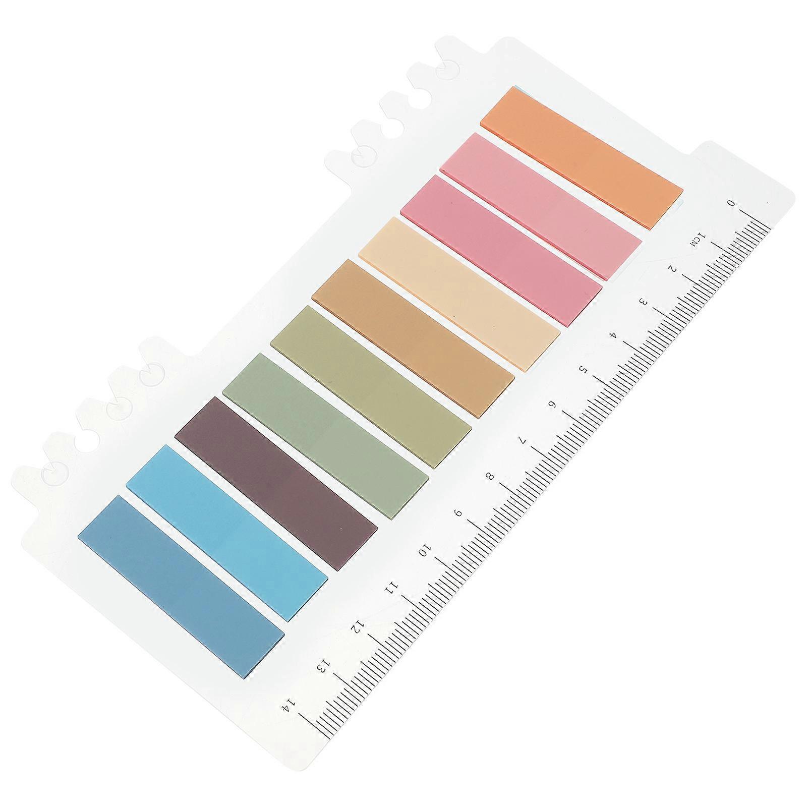 Adhesive Index Page Markers Page Markers For Books Rectangular Simple Design Students 200Pcs