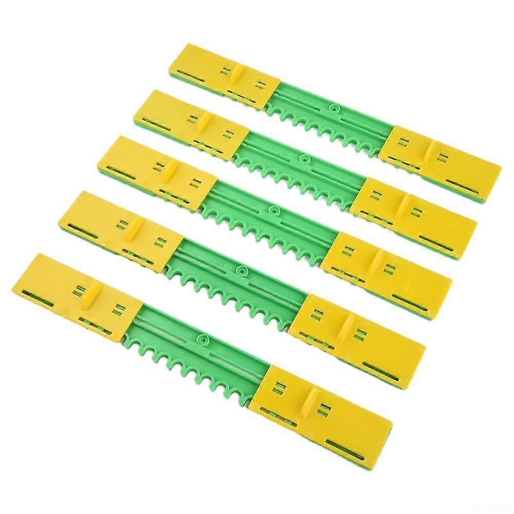 Plastic Beehive Doors Set of 5 - Durable Plastic Hive Entrance Control for Beekeeping Nests, Adjustable Flow Design