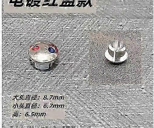 10pcs Hot and Cold Water Faucet Label Temperature Indicator Buttons for Kitchen Faucet Handle Replacement