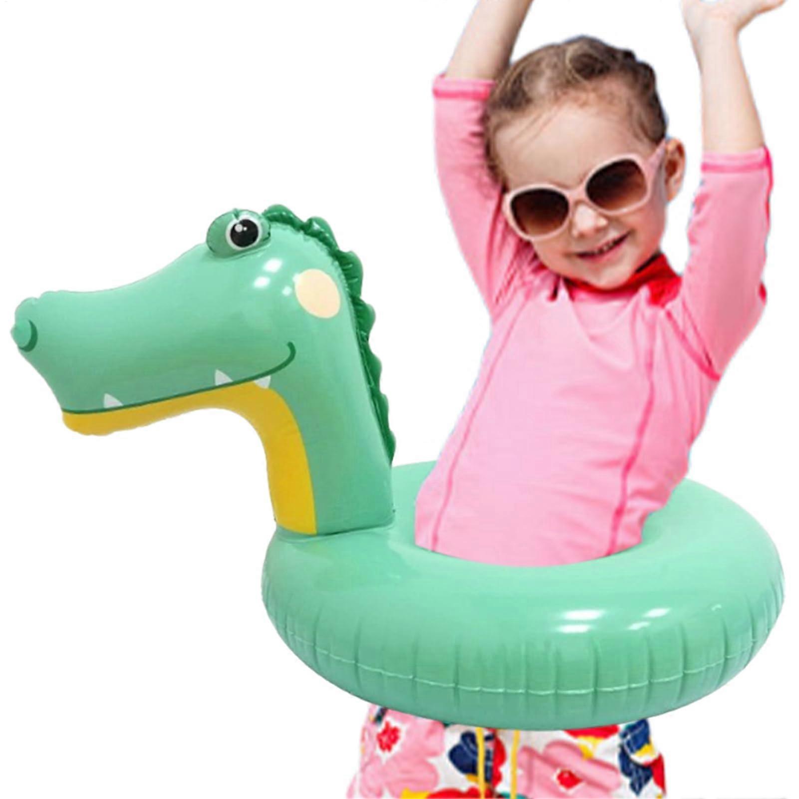 Baby Swimming Pool Float Kids Swimming Ring, Water Play Floatie Cute Trainer Swimming Deer Shape with Safety Seat