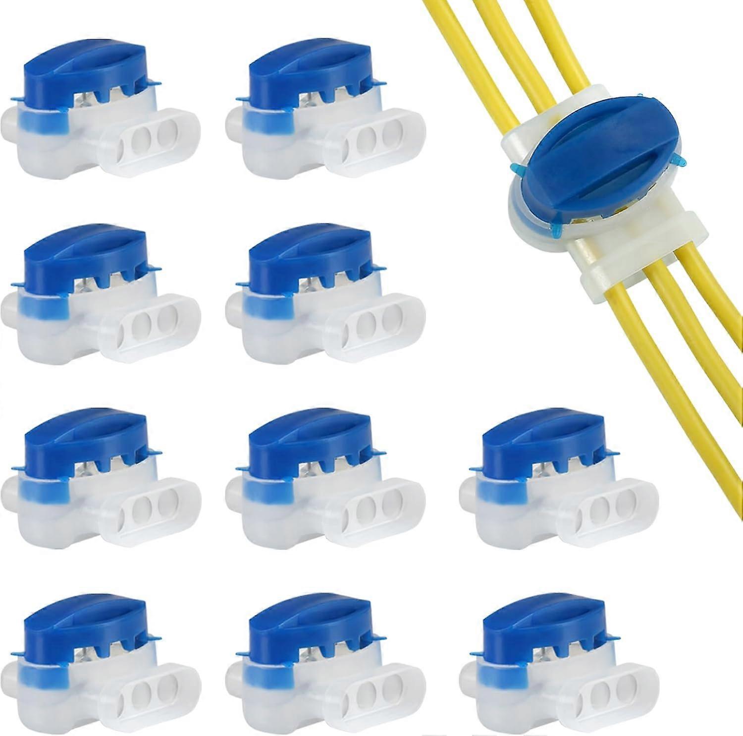 Waterproof Electrical Connector 10 Pcs Robot Lawn Mower Cable Connector Filled with Resins Robot Lawn Mower Connector Waterproof Connector for Robot L