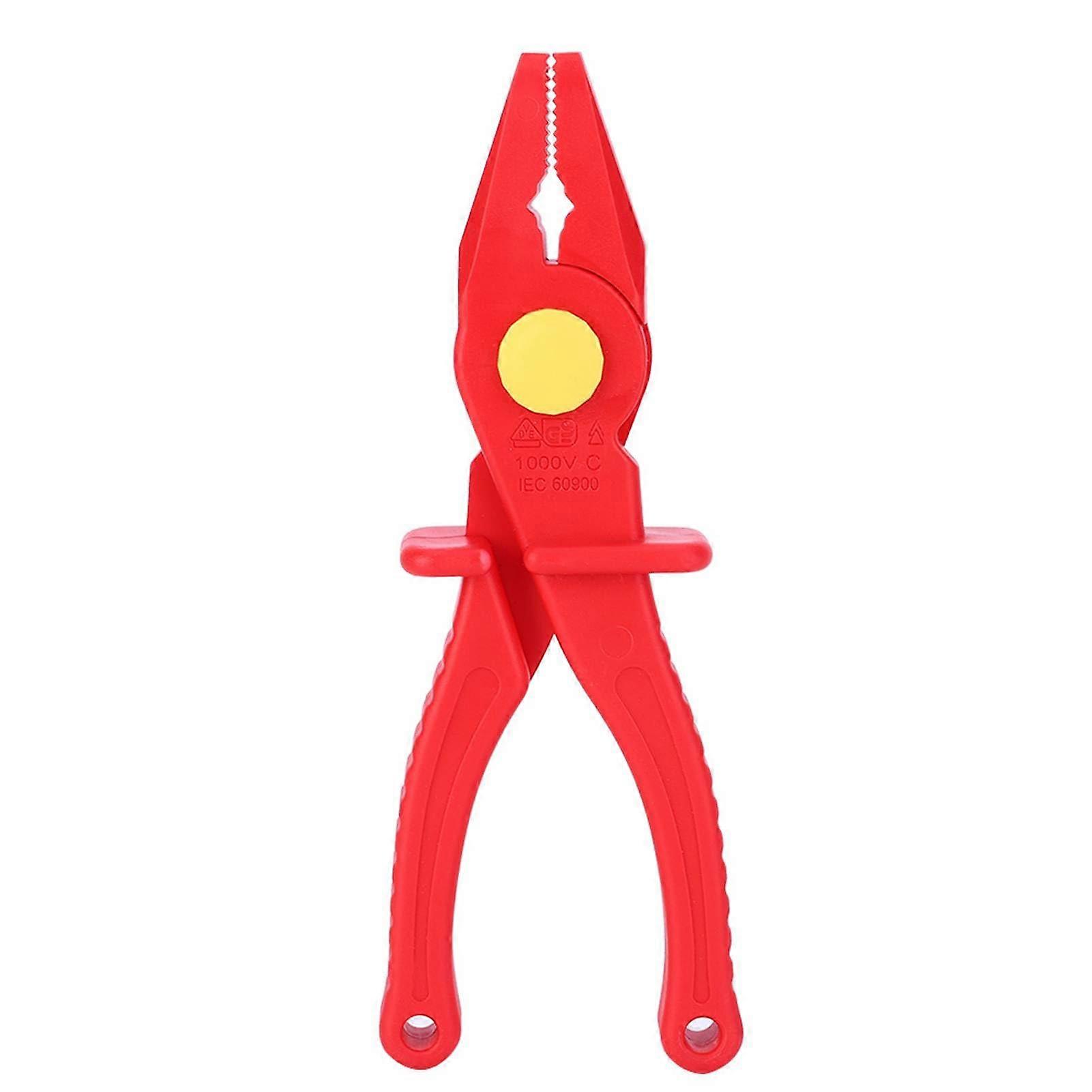 Insulated Plastic Pliers MultiFunctional 6Inch NonConductive PVC Cutting Pliers For Electrical Work And Home Use