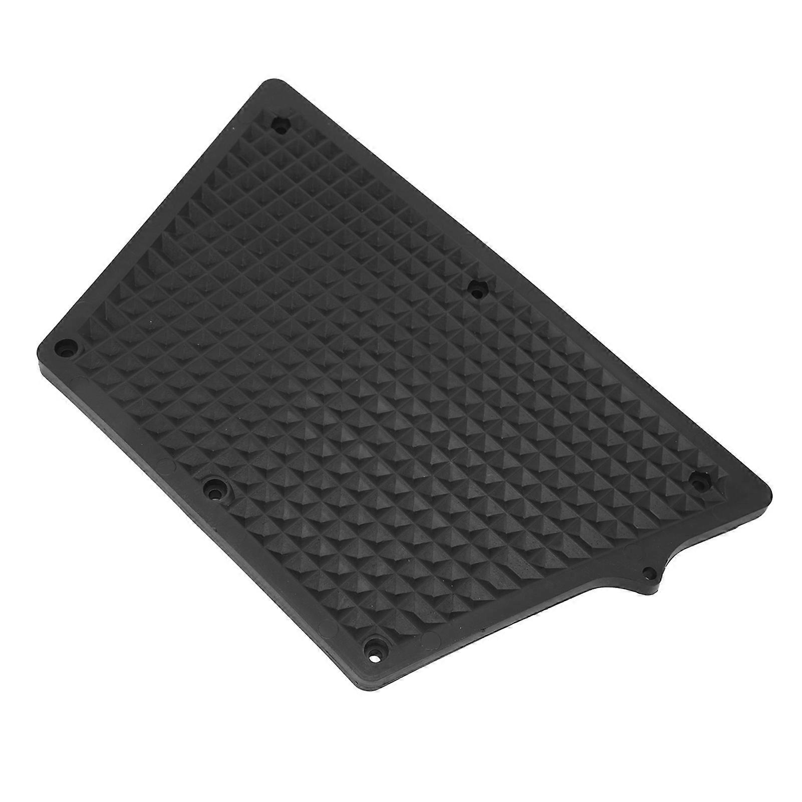 Outboard Transom Plate Grid Design Trapezoidal PVC Outboard Engine Mounting Pad for Inflatable Boat Kayak Yacht Black 
