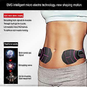 Muskelstimulator Trådløs EMS-stimulering Kropsslankende Abdominal Muskel Træningsenhed Kropsmassager