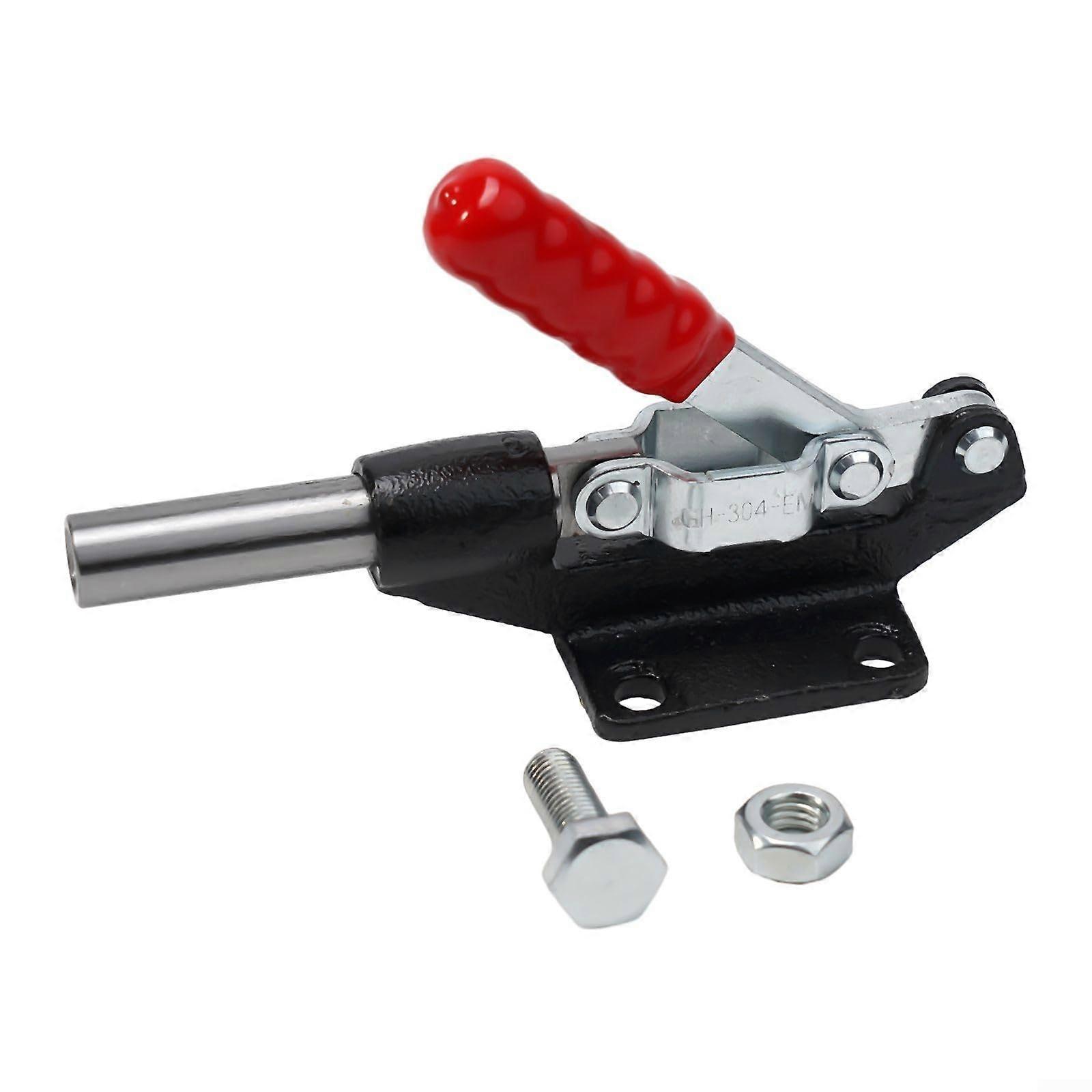 Toggle Clamp GH-304E with Quick Release and Fixed Clamp for Woodworking, Metalworking, and DIY Projects