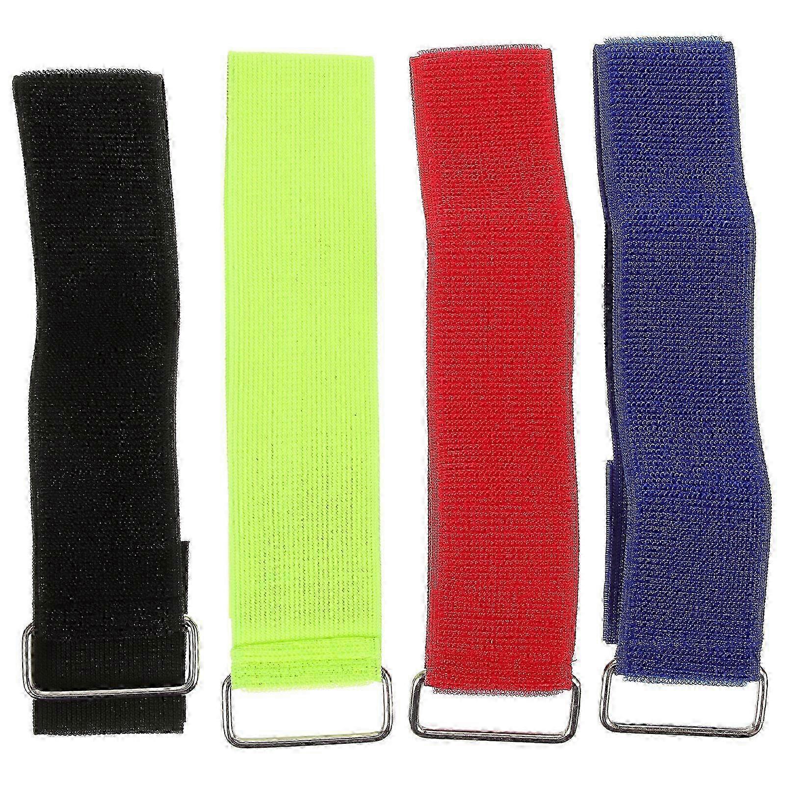 4-Piece Elastic Bento Box Straps - Adjustable & Secure Lunch Box Carrying Bands for Easy Transportation