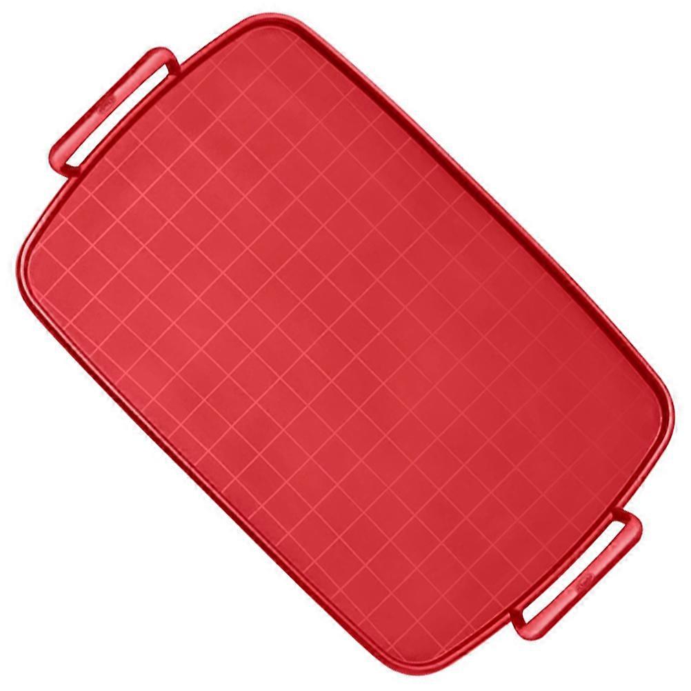 Silicone Heat Resistant Baking Tray for Oven, Microwave, BBQ – Versatile Non Stick Pan for Cookies, Dim Sum, Grilling with Handles