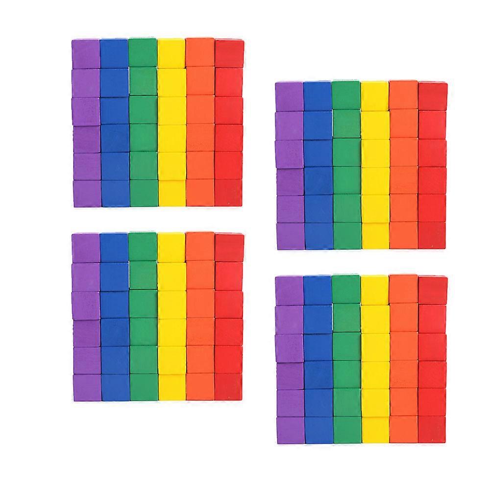 DIY Craft Cube Accessories for Kids and Adults Bright Assorted Colors Smooth Synthetic Material 1CM 2CM Style