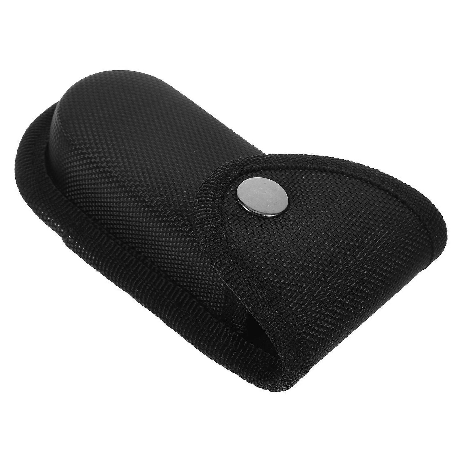 Tool Case in Black Oxford Cloth for Kitchen Use with Belt Loop and Felt Lining Small Size