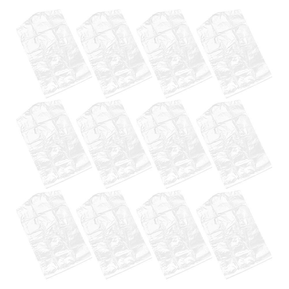 12 Pack Transparent PVC Garment Protector Covers for Home Use Ideal for Dresses and Suits