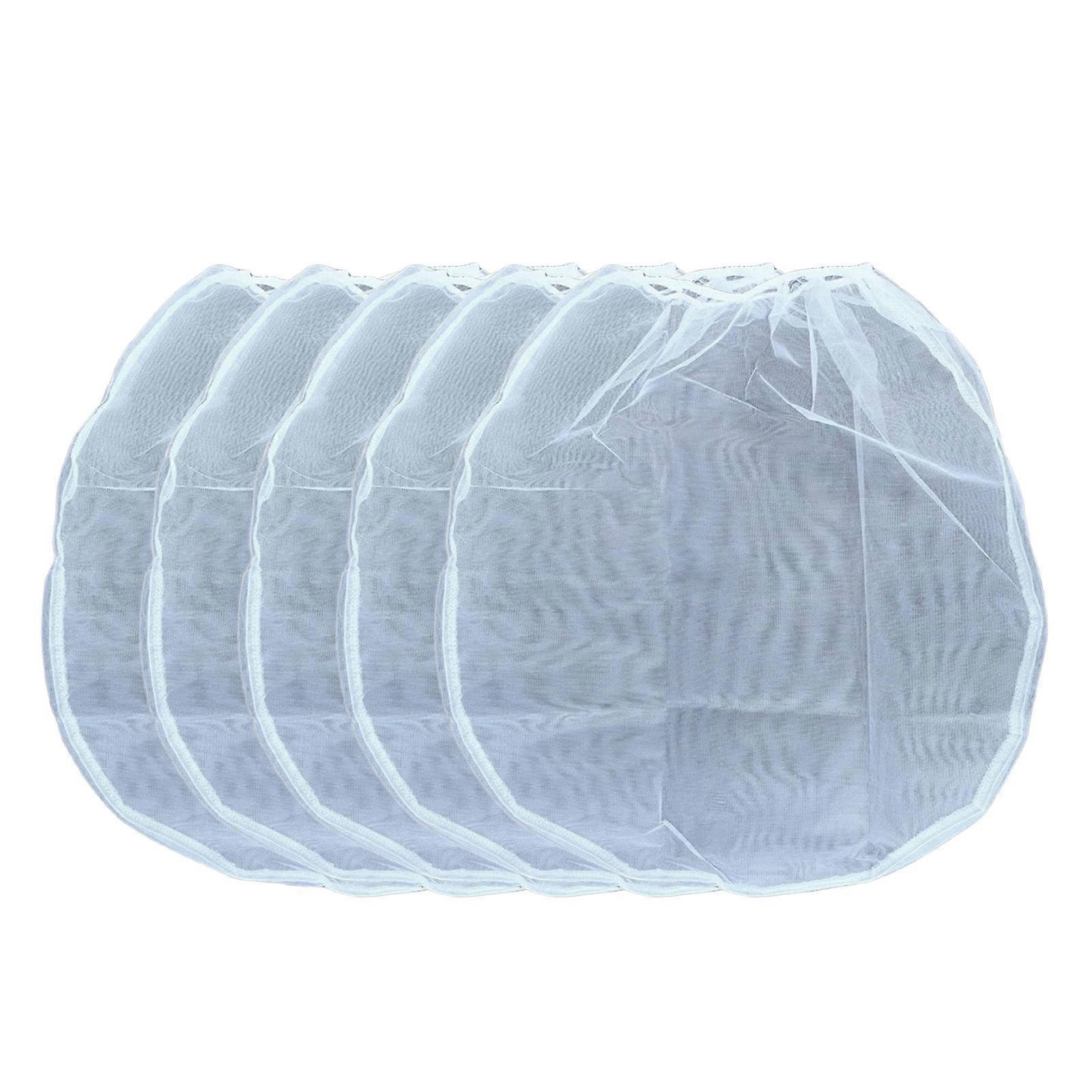 5pcs Paint Strainer Bags Fine meshing Disposable Filter Bag Elastic Drawstring Top Upgrades for Smooth Paint Application Multicolor