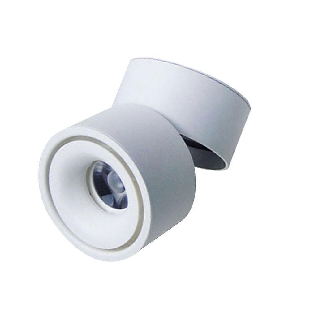 Adjustable LED Ceiling Spotlights Durable and Safe with Aluminum PVC Material for Home Lighting Use White 7W