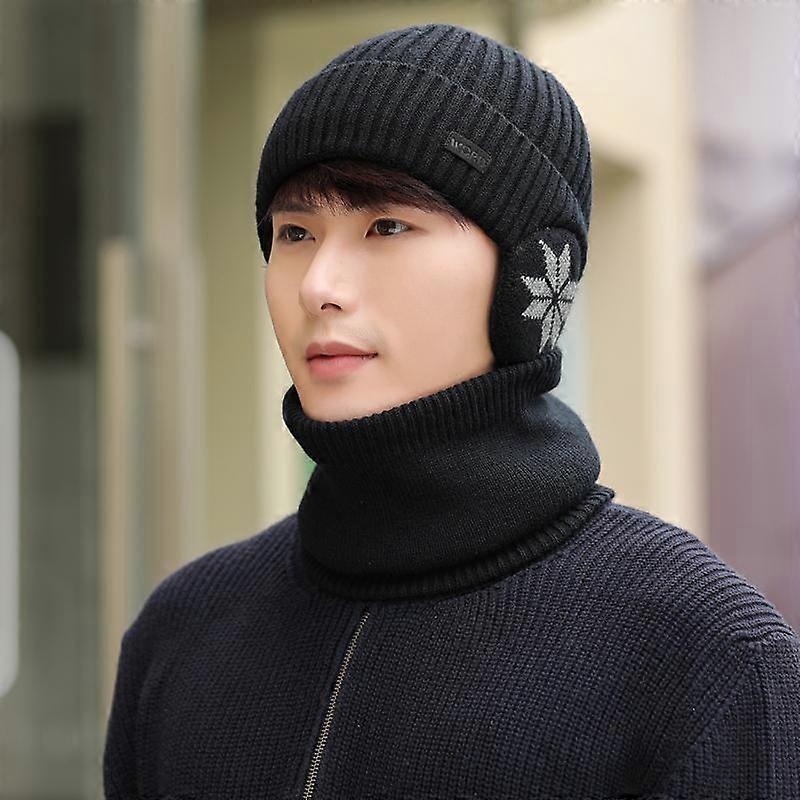 New Unisex Plush Fur Lined Warm Winter Hats Stylish Ear Protection Beanie Hat For Men Women Fashion Outdoor Slouchy Ski Warm Suit