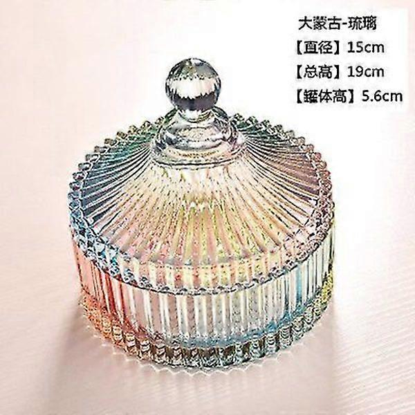 Transparent storage jars, kitchen desk decor, candy jars