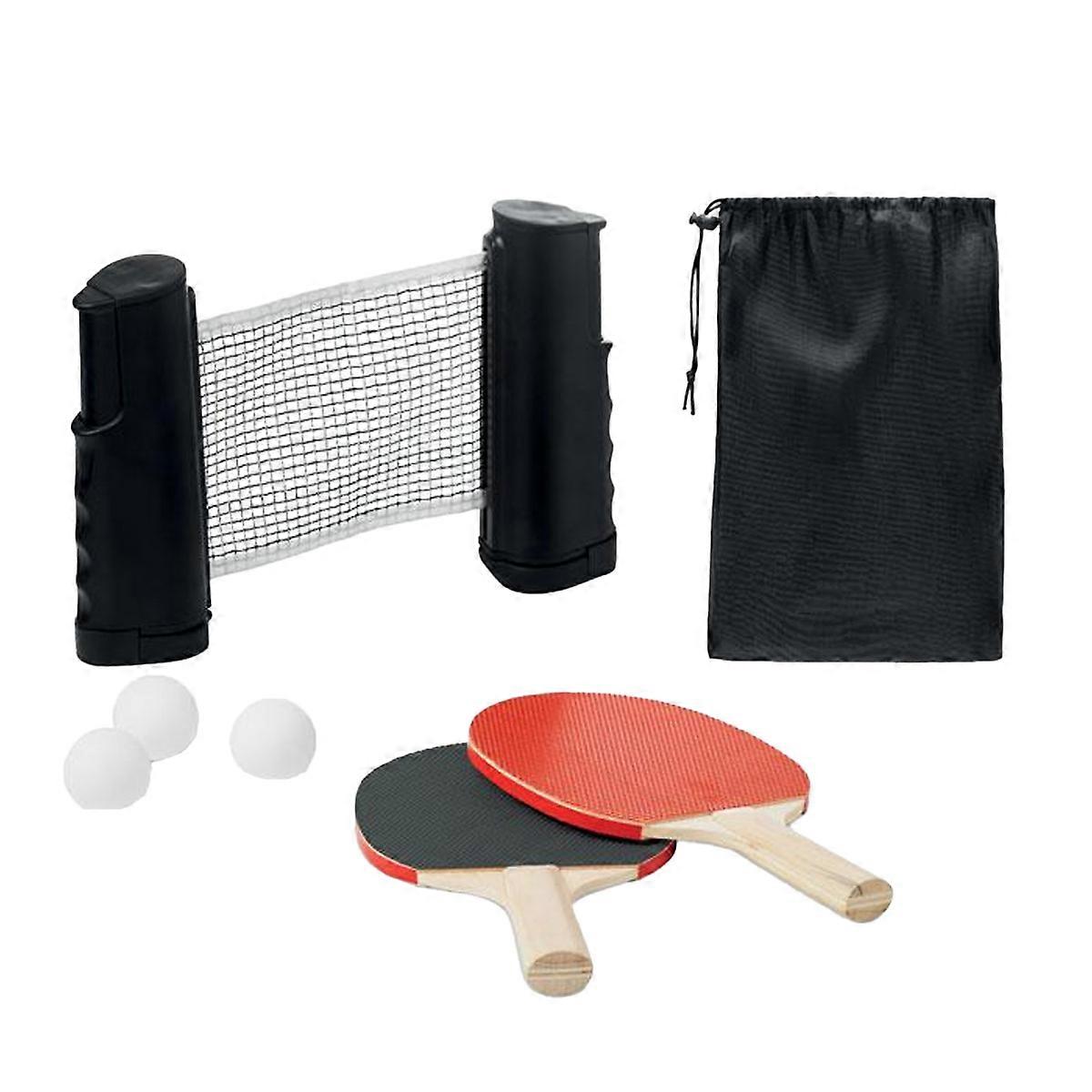 MidOcean Ping Pong Table Tennis Set Black One Size