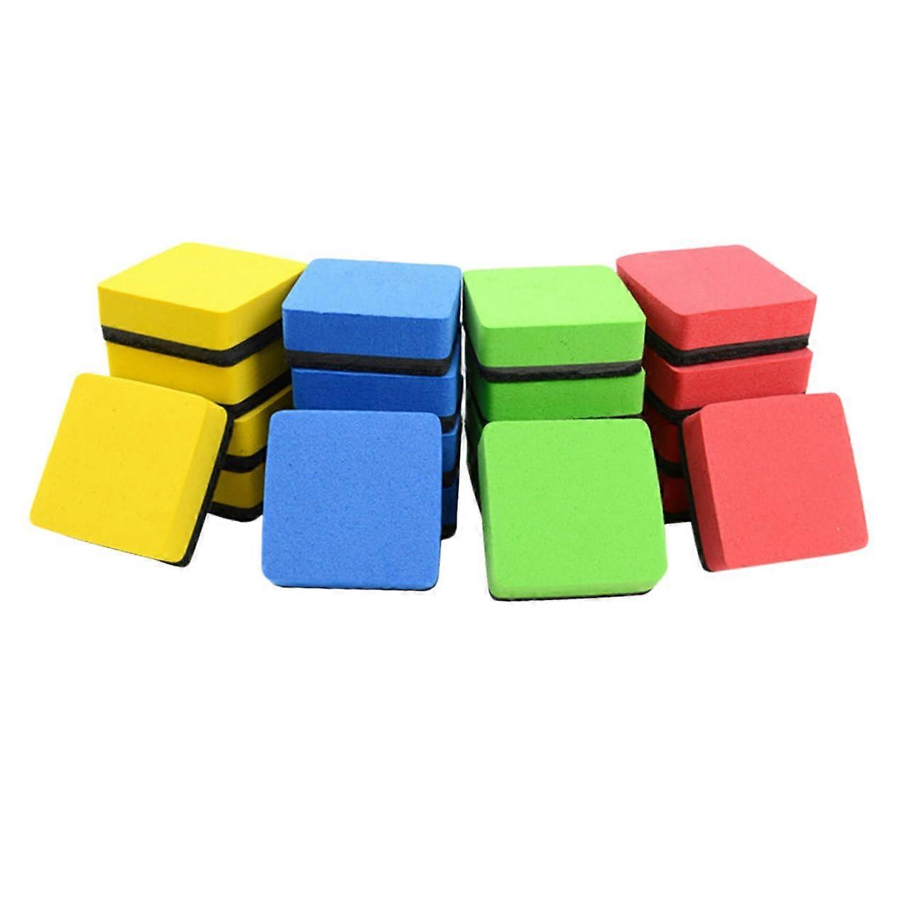 Whiteboard Erasers 24-Pack Mini 5x5 cm For School And Office