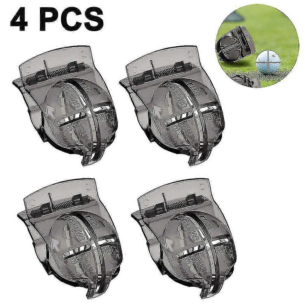 4pcs Golf Ball Line Liner Drawing Marking Alignment Putting Tool&golf