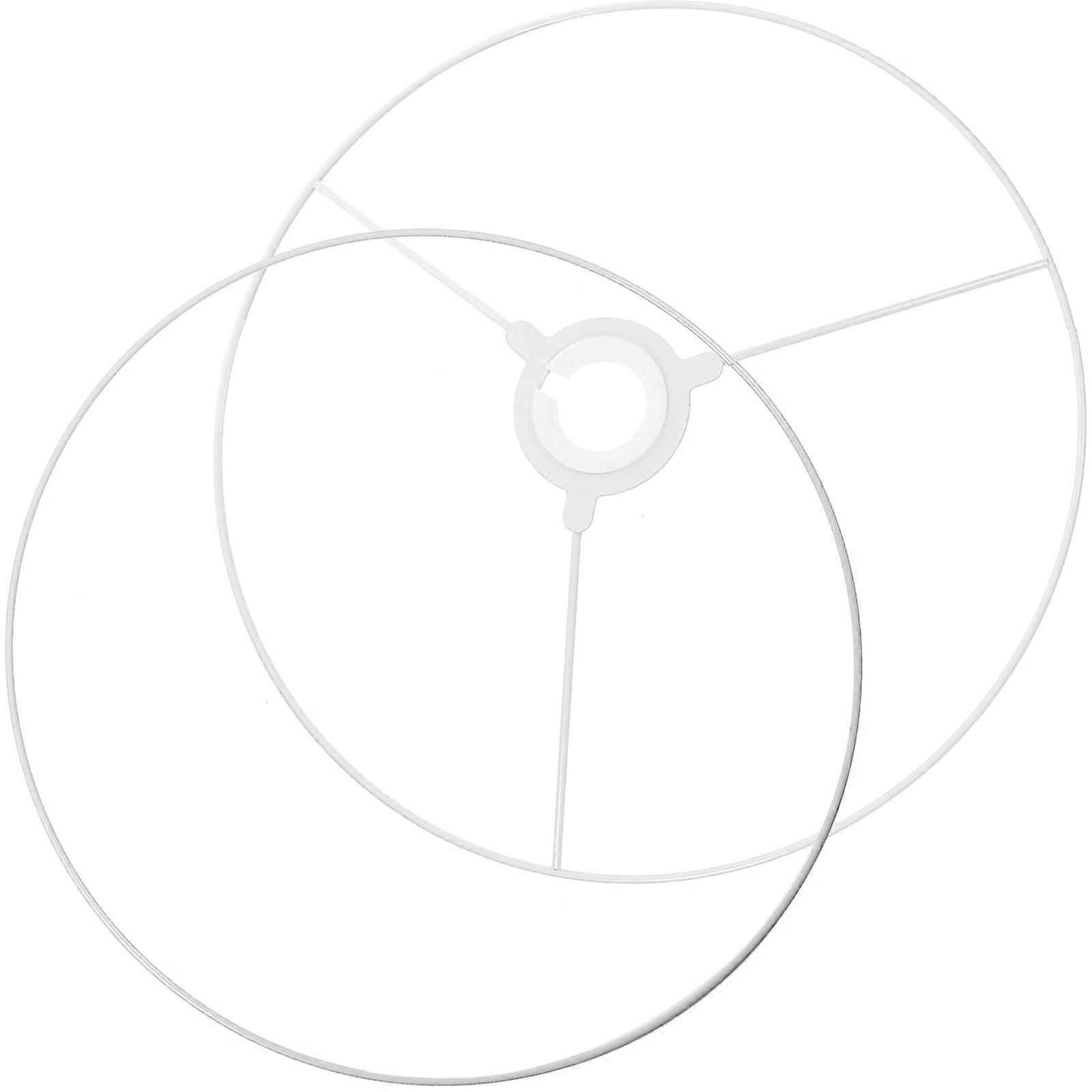 Metal Lampshade Frame Ring Fitter Wire Lamp Shade Support for DIY Floor Lamps High Grade Replacement Kit