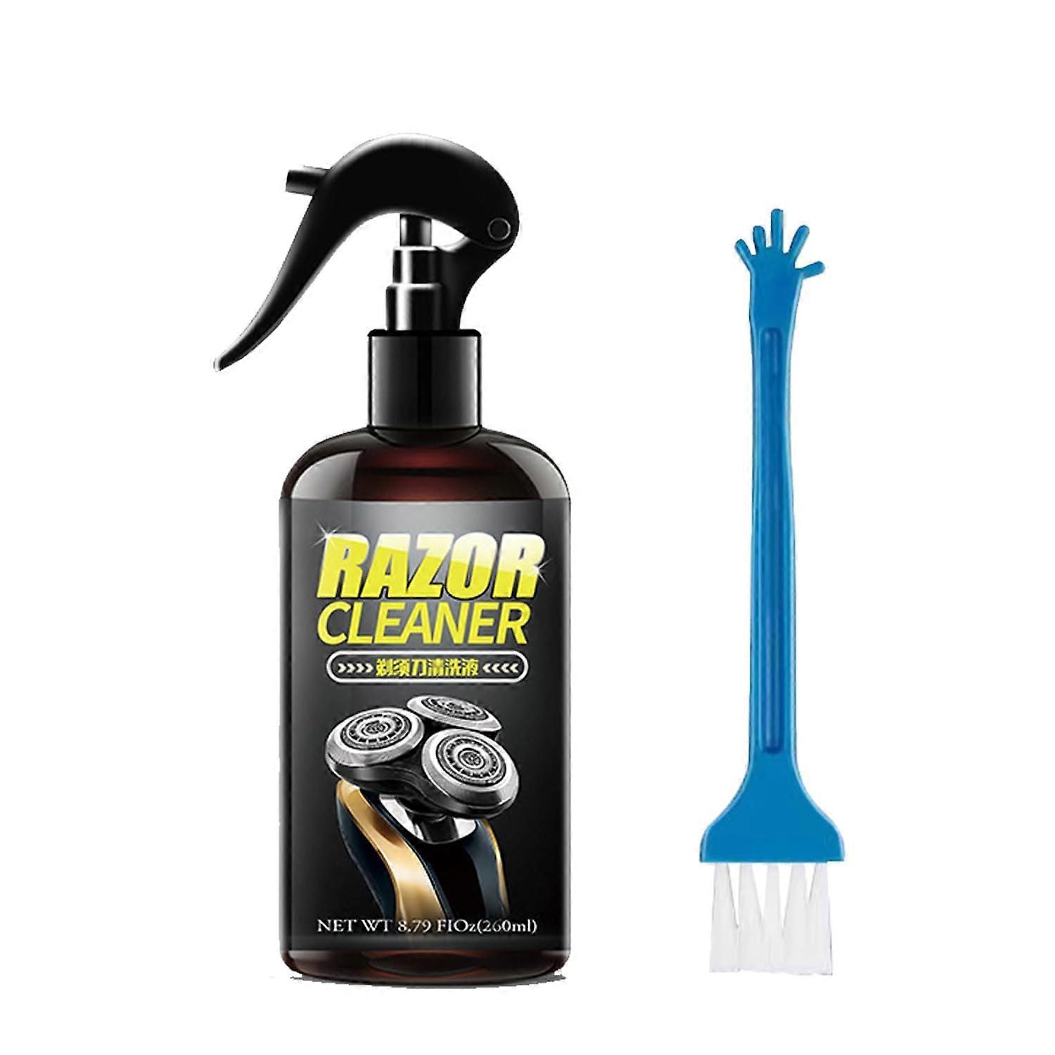 Universal Efficient Electric Shaver Cleaning Solution – Say Goodbye to Clogging Razor, 260ml, Suitable for Shaver Cleaning  Lubrication, 1 Piece.