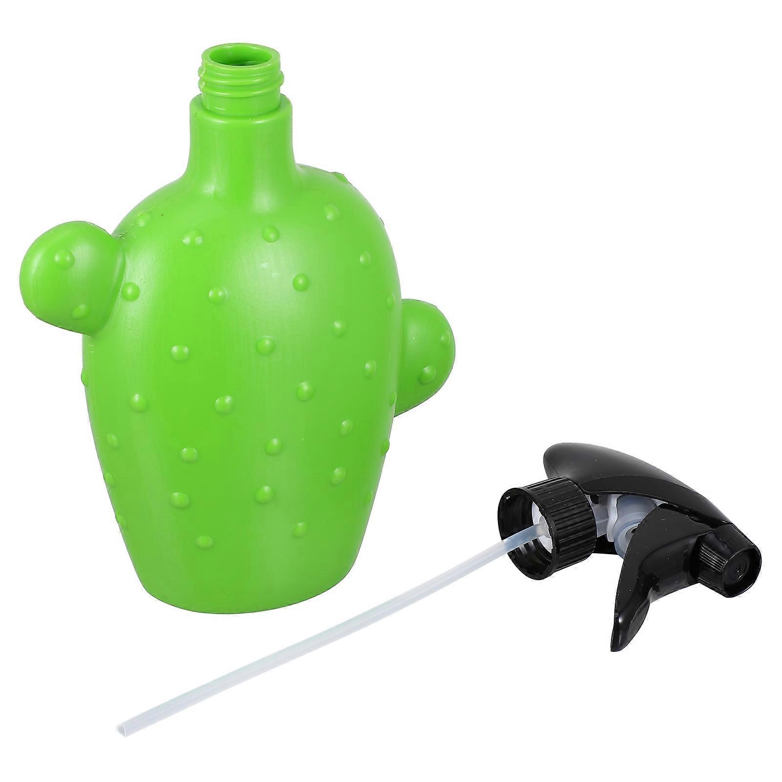 Cactus Shaped Watering Can for Garden Use Made of Plastic in Green Color 1 Pc
