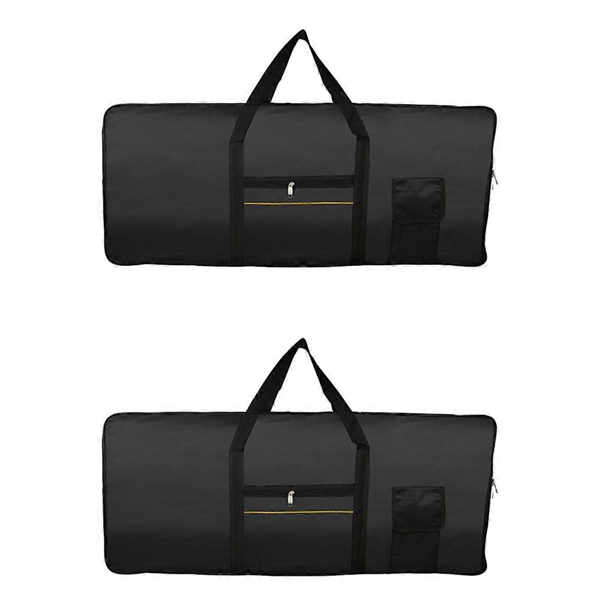 2X Portable 61-Key Keyboard Electric Piano Padded Case Gig Bag Oxford Cloth