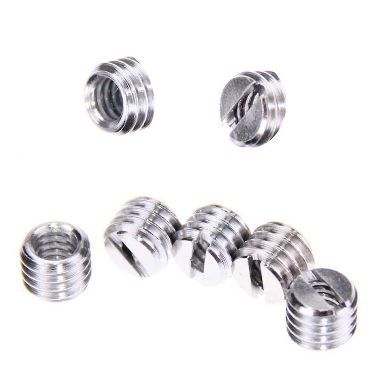 Camera Screw Adapter 20-Piece Set for Tripod and Monopod Quick Release Plate Silver