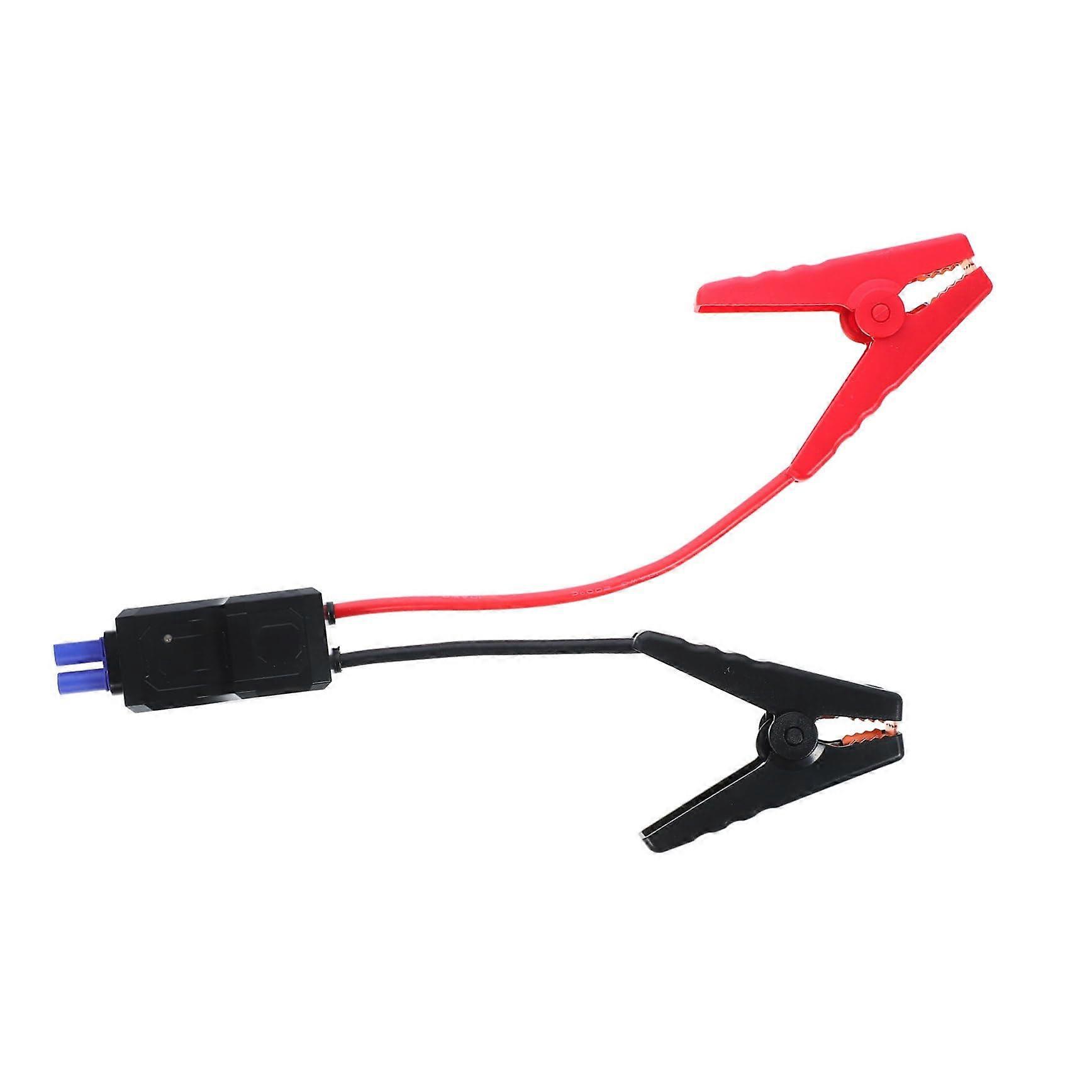 650A Battery Clip for Jump Starter, Portable Silicone Cable, Temperature Resistant Emergency Power for Vehicles