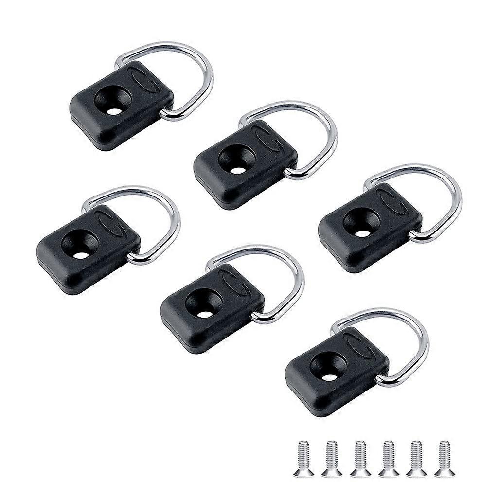 KayAK D Rings Fitting Outfitting Fishing Rigging Bungee Kit Accessories Boat Canoe Rowing Deck Loop Cable Tie Down Kit Pack of 10 Ref: 2496