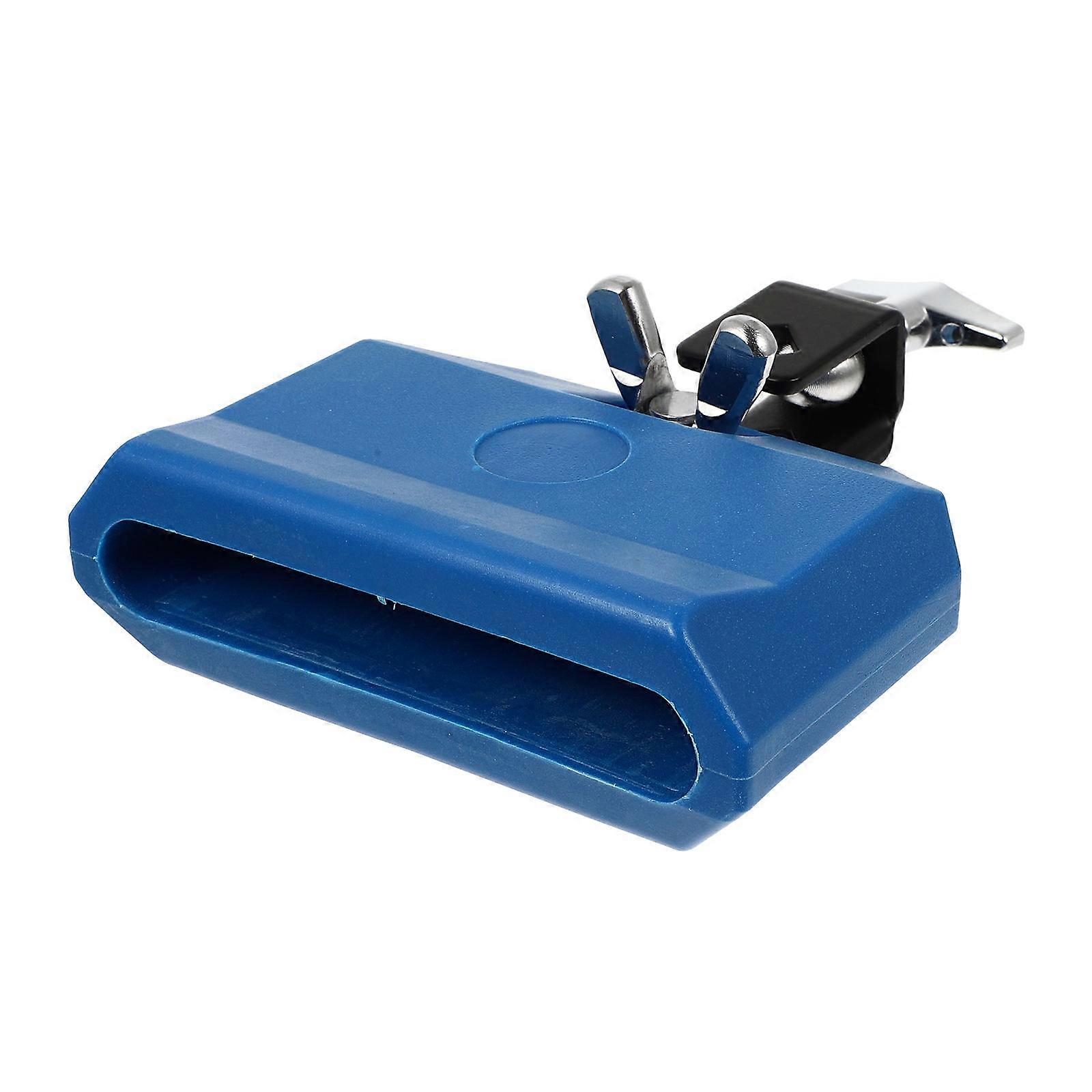 Blue PVC Cowbell for Drum Set Percussion Instrument with Quality 1 Piece