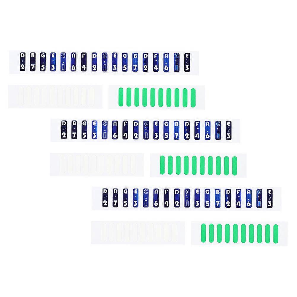 Tone Kalimba Scale Stickers   Removable Paper Note Labels for Thumb Piano   Beginner Friendly Keyboard Markers for Easy Learning
