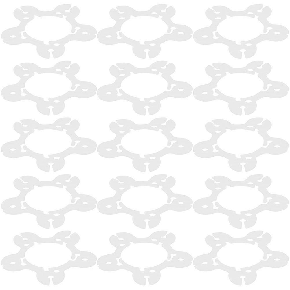 Balloon Clips for Balloon Arch Reusable White Plastic 50pcs