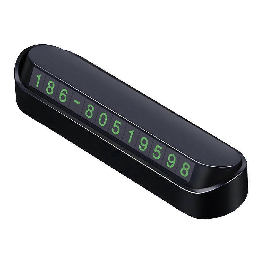 Magnetic Fluorescent Detachable Temporary Parking Board for Cars – Durable, Privacy Protecting Design, Black