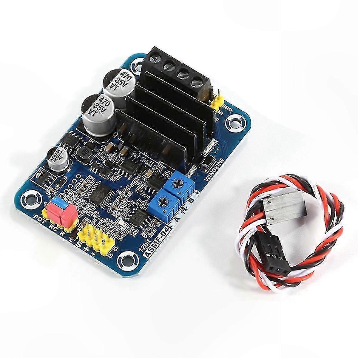 High-Torque 500Nm Single Channel Servo Controller Module, 12V-24V, 10A Current Limit, DIY Servo Driver for Robotics Projects