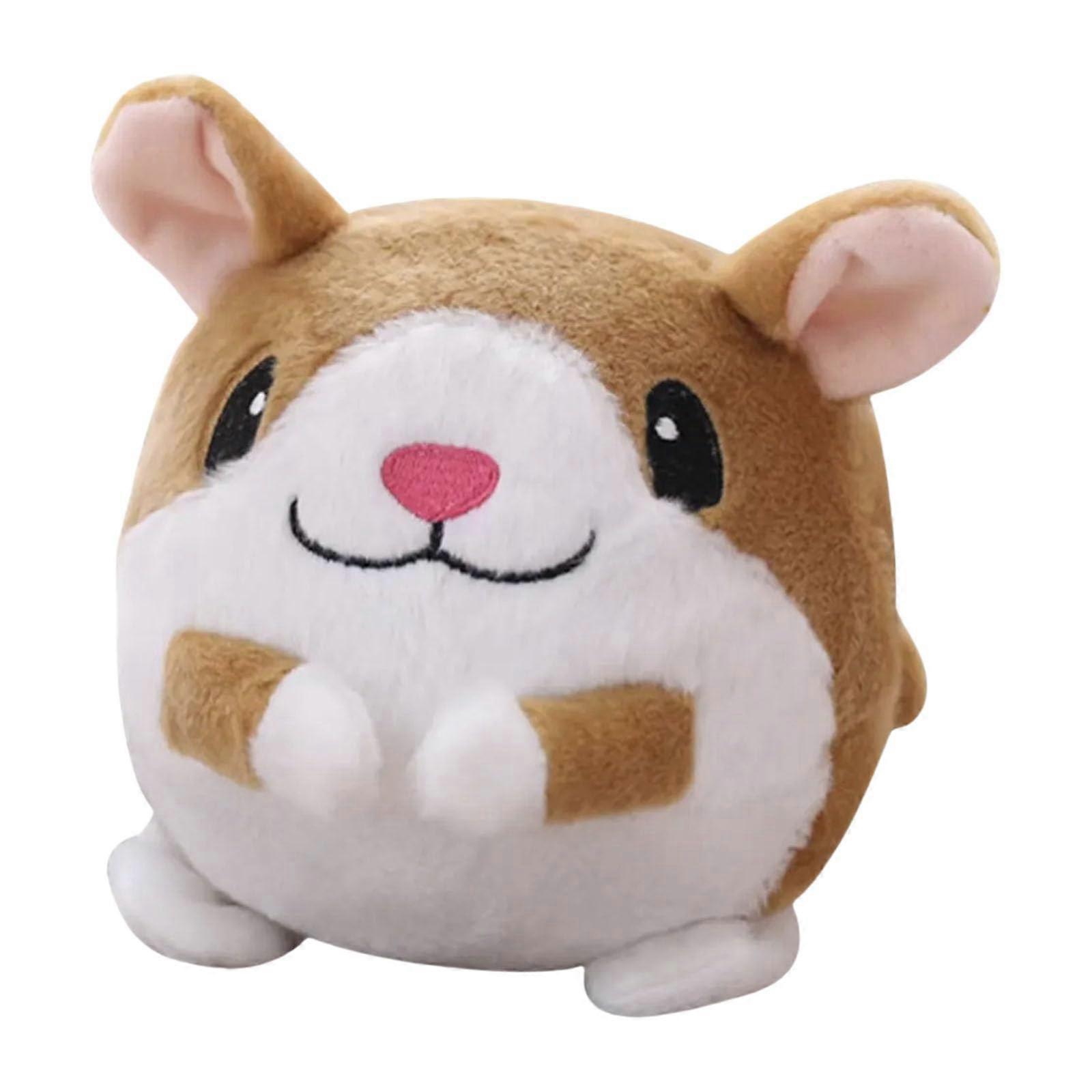 Interactive Bouncing Pig Dog Toy Vibrating Plush for Cats and Dogs with Sound and Shake Rechargeable Toy