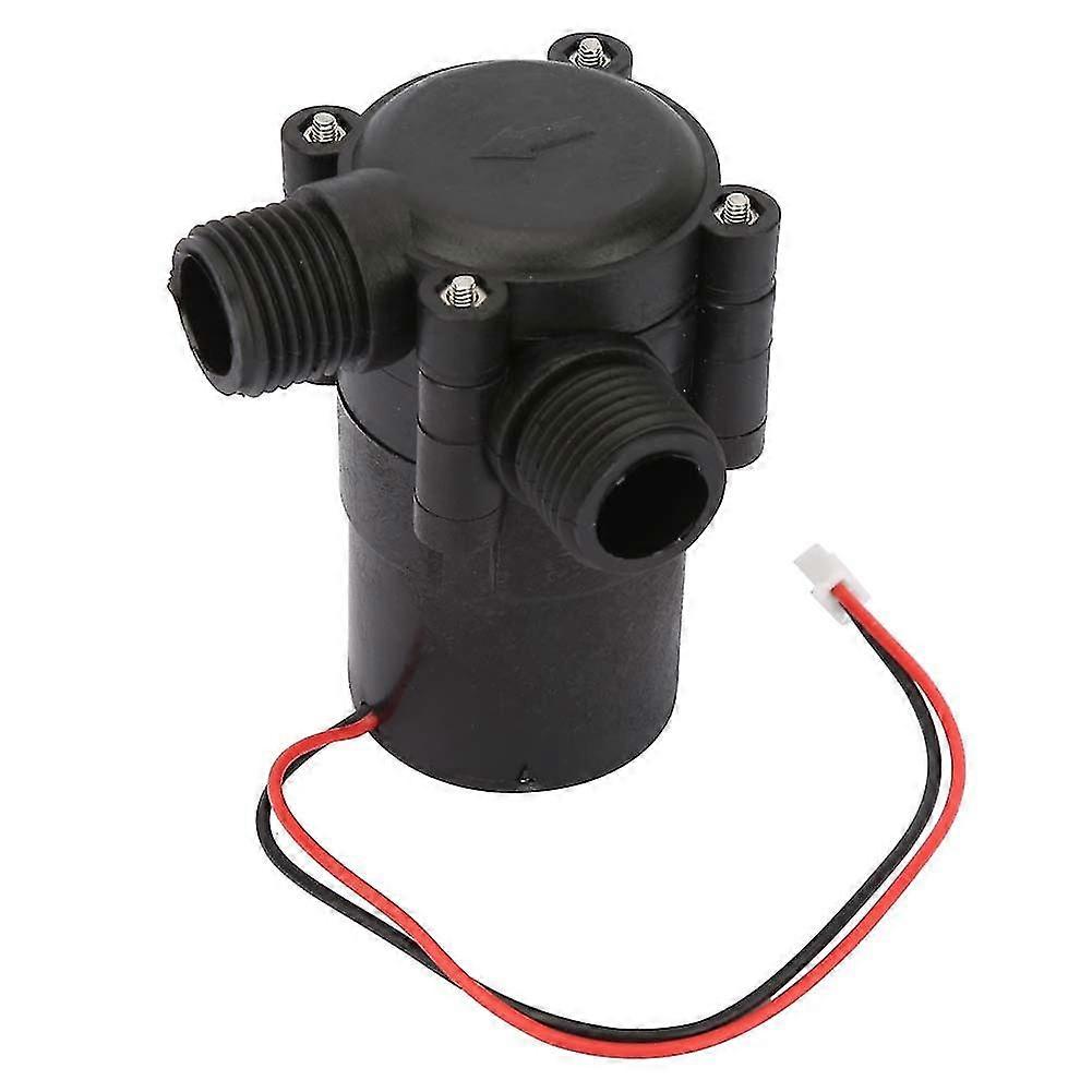 Miniature DC Hydroelectric Power Generator Micro Hydro Piped Water Pipeline Turbine for Renewable Energy 26s