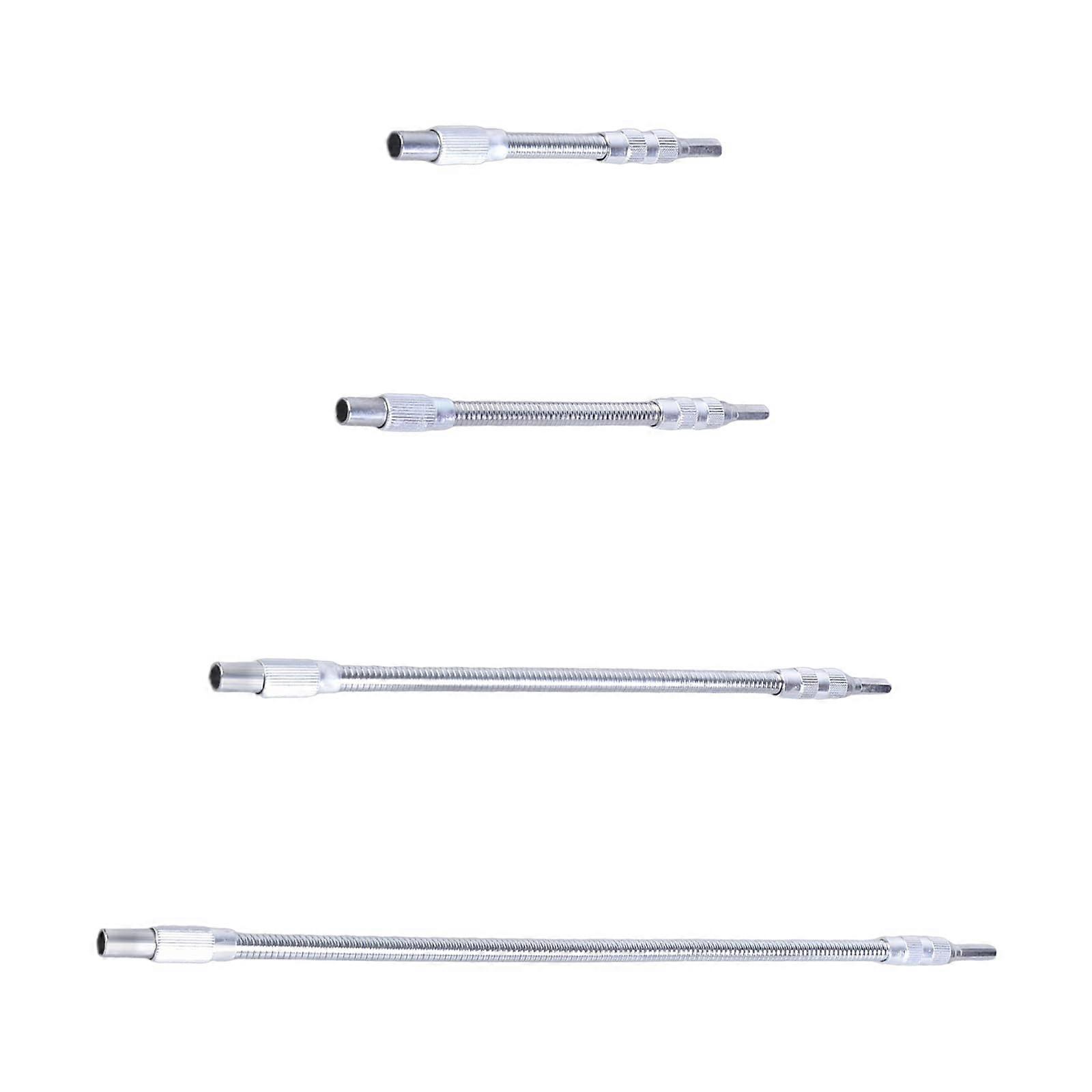Flexible Shaft Extension Kit - 4-Piece Set for Tight Spaces and Corners, Compatible with Most Drill Models, Durable Construction