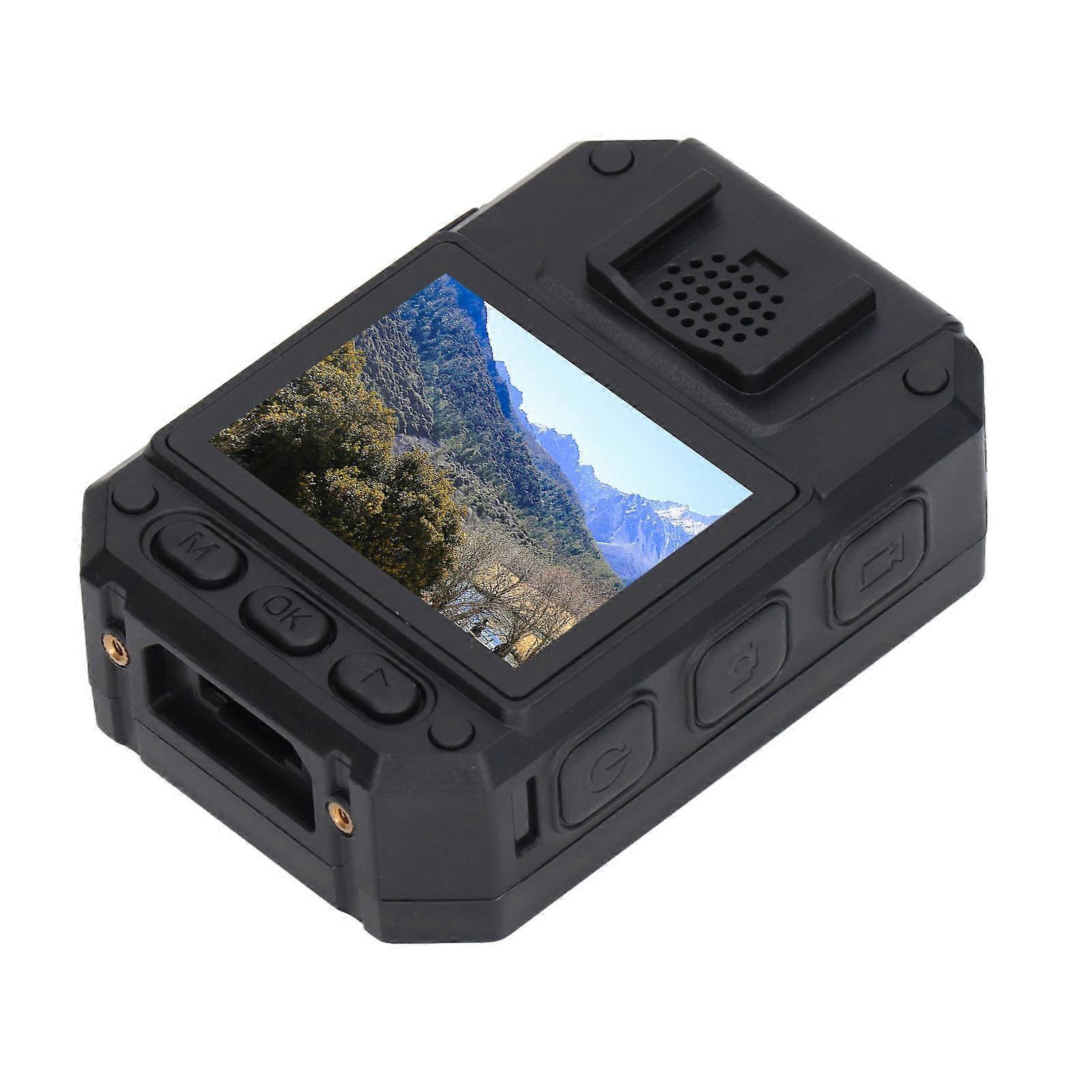 Mini Body Cam Video Recorder Portable Wearable Camera Infrared Night Vision with 2in Display for Traffic Law Enforcement 