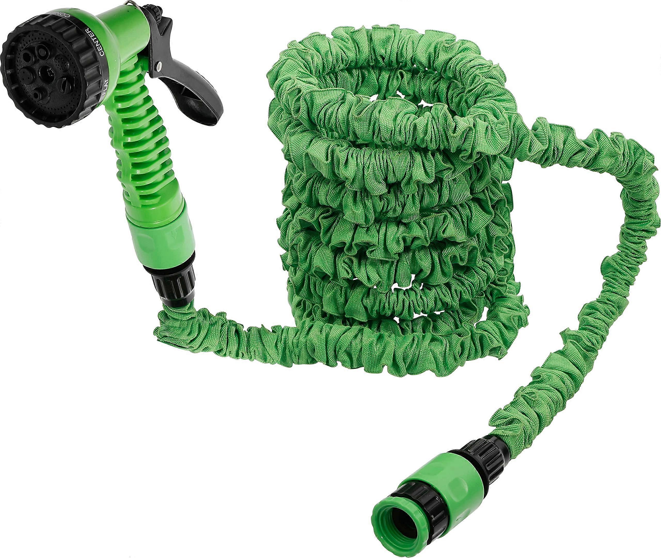 Do It Yourself 70903 Water Hose With Garden Hand Shower 7-Function Nozzle 3-10 m Length