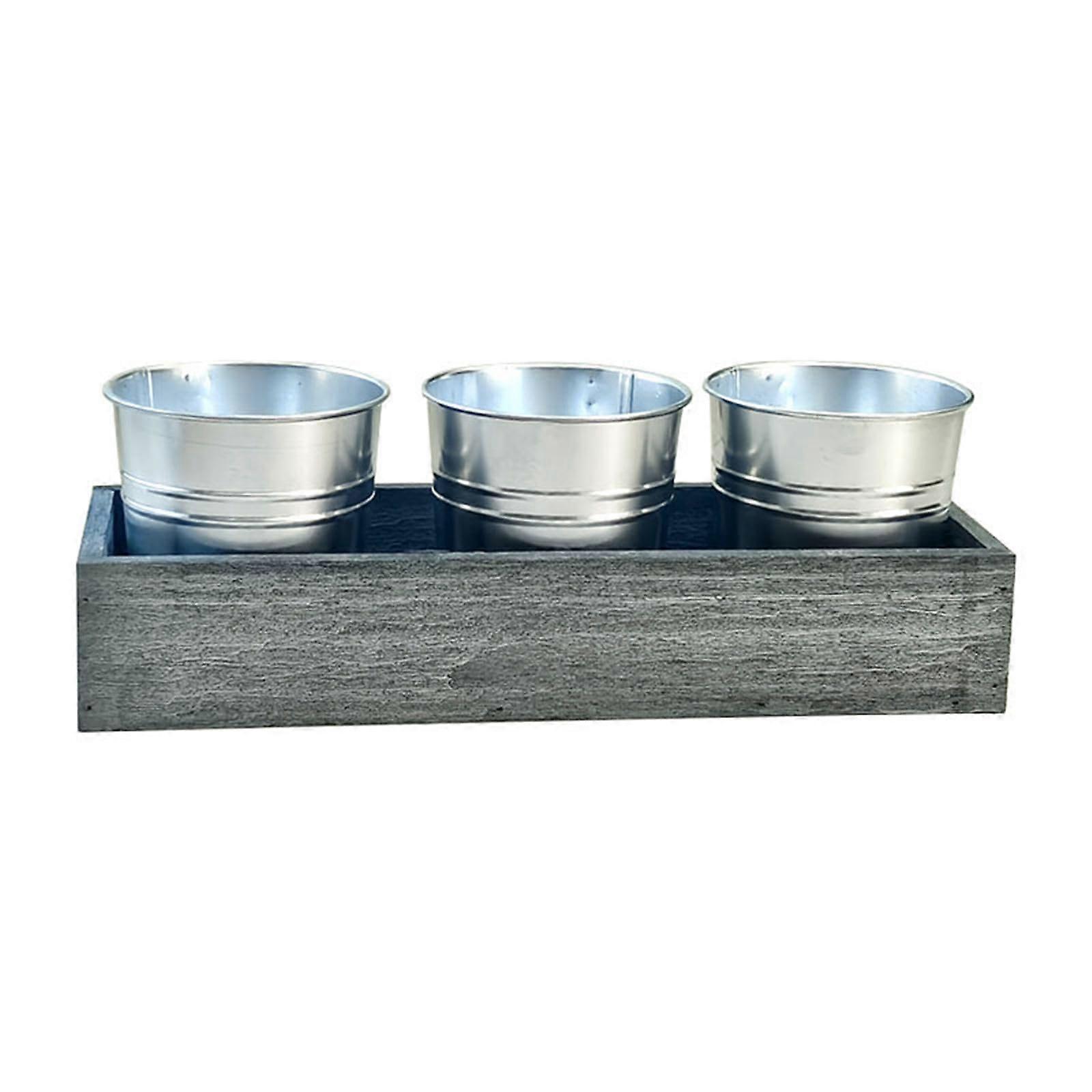 Rectangle Staues Art Planter Office Home Dercors Simple Rectangle Model Desk Cup Decor
