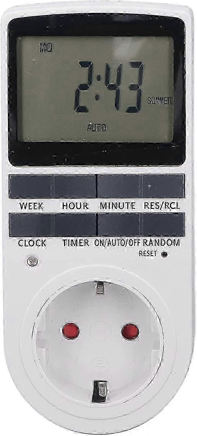 Digital Smart Energy Saving Timer Socket Flame Retardant High Power Timing Power