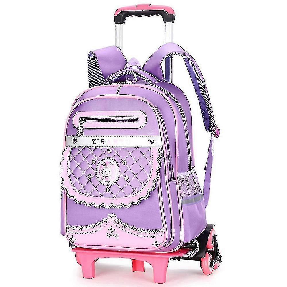 Primary School Six Wheel Detachable Backpack For Climbing Stairs Trolley Bag