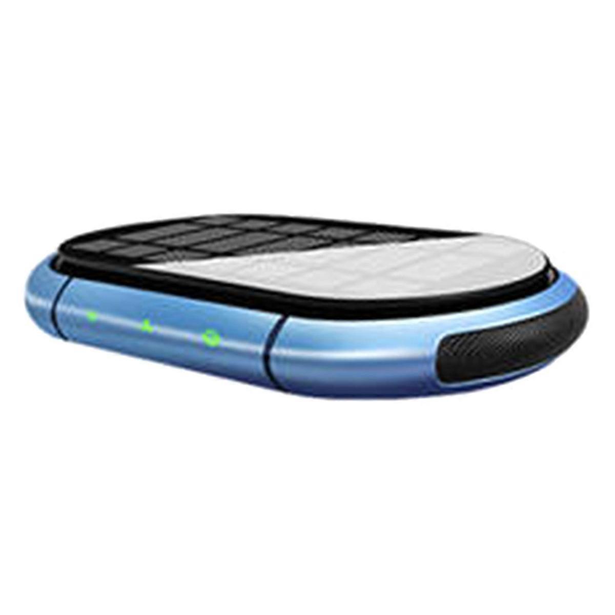 USB Solar Car Air Freshener Negative Ion Generator Blue