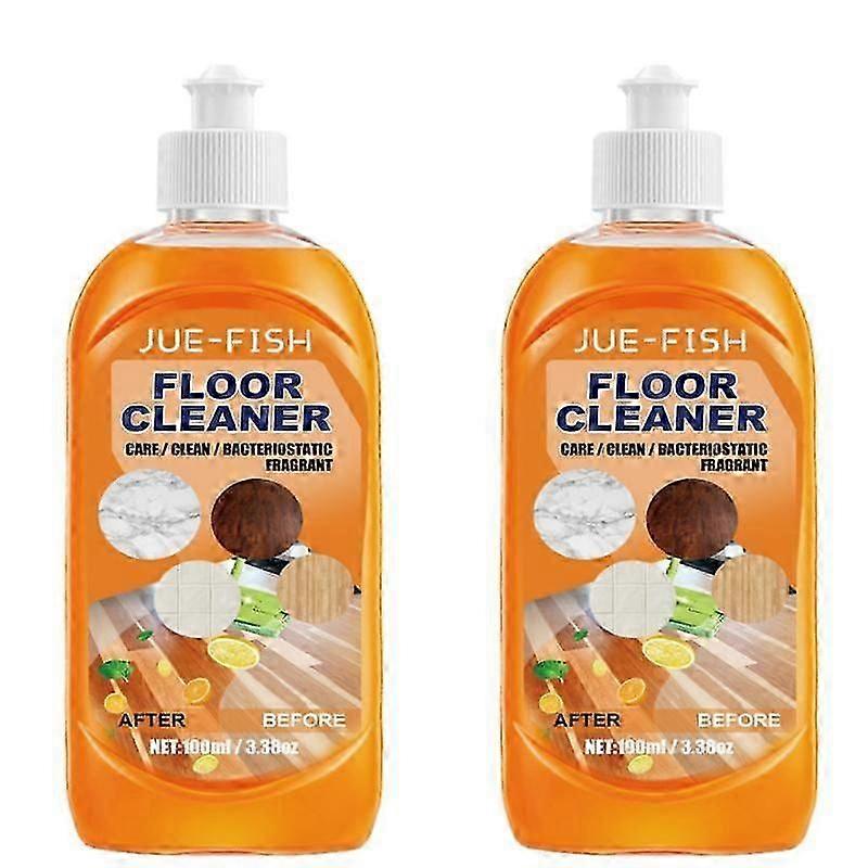2026 new 2x Strong Floor Cleaning Liquid Detergent 100ml Powerful Decontamination Floor Cleaner