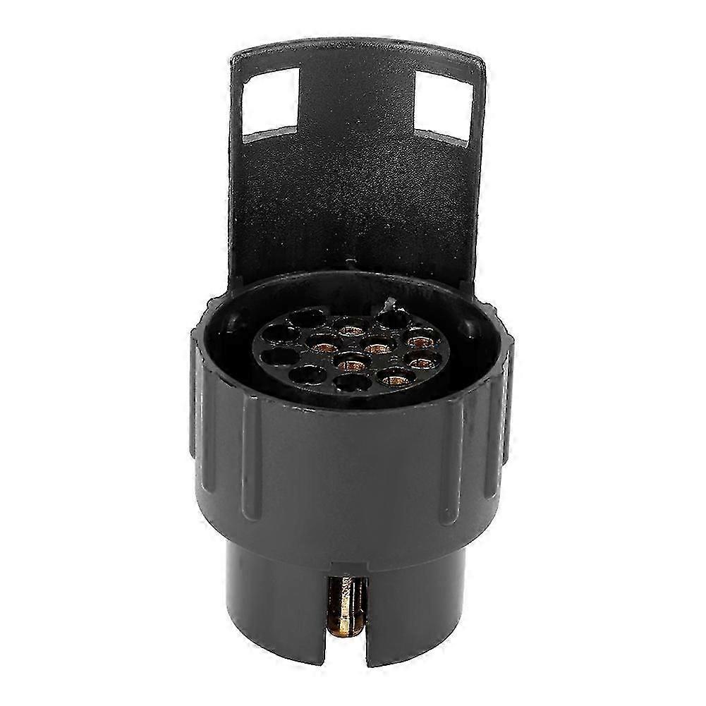 7 to 13-Pin Trailer Truck Caravan Towbar Towing Socket Plug Converter Adapter