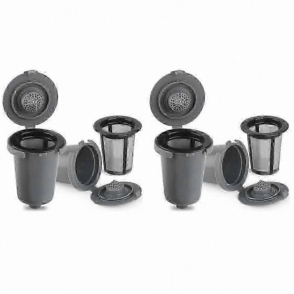 4-Pack Reusable Filter Cups for Coffee Makers