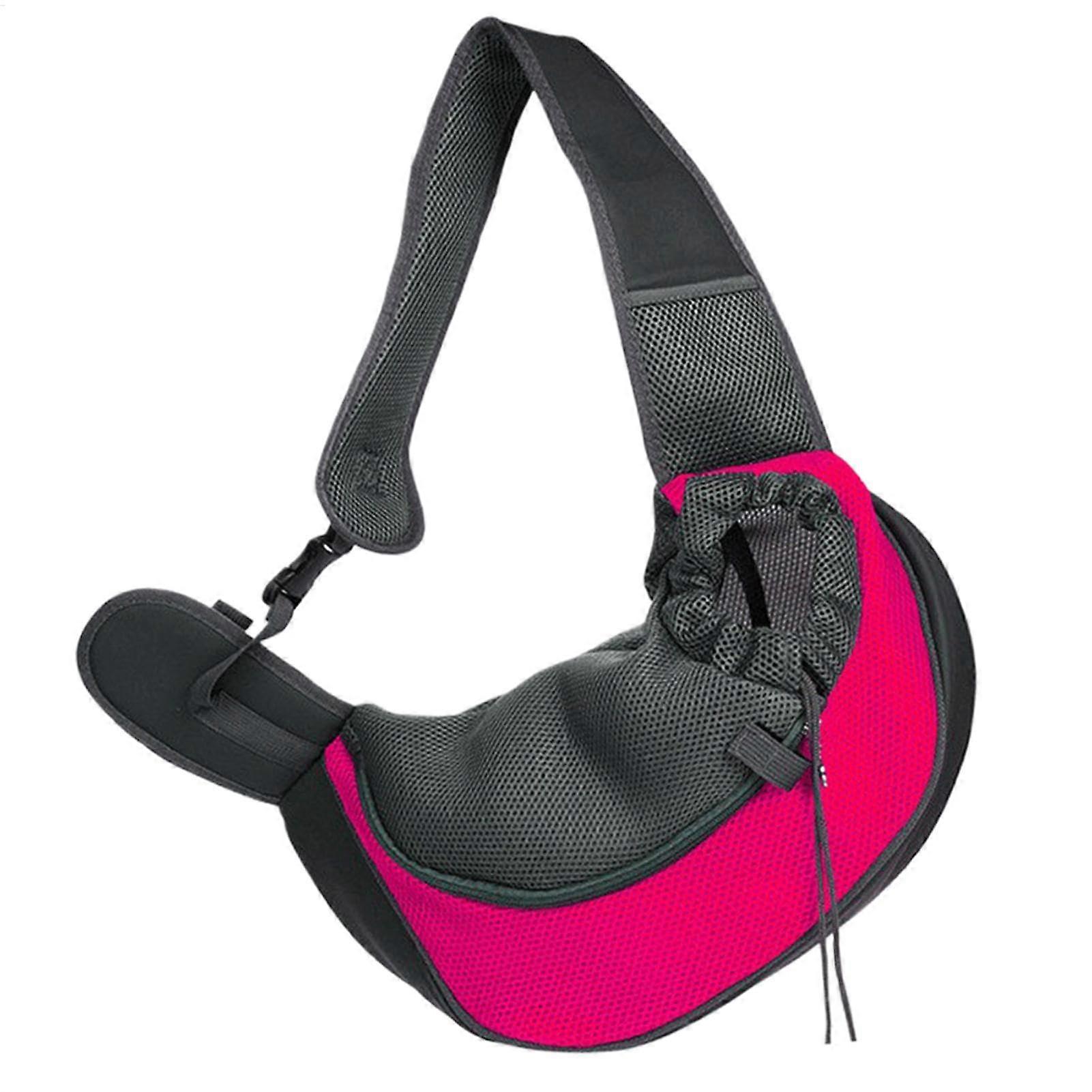 Dog Carrier For Dogs And Cats With Adjustable Shoulder Strap, Non-Slip Carrying Strap, Breathable Mesh Pet Carrier