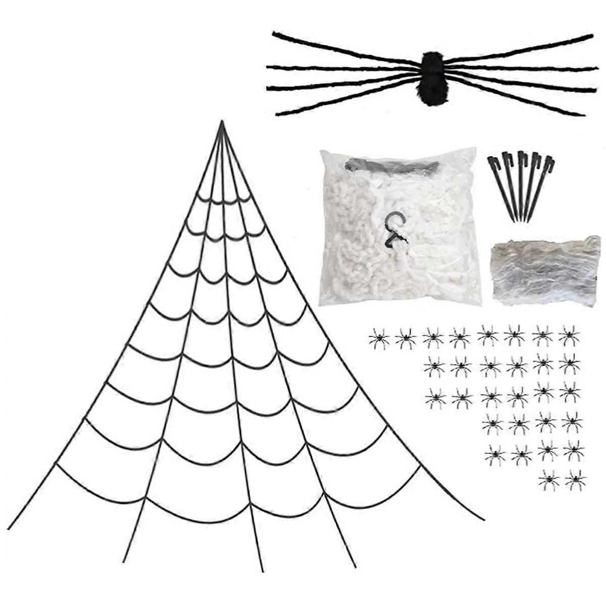Halloween Decorations 295Inch Halloween Spider Web Decorations