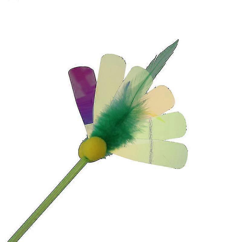 Interactive Training Feather Butterfly Funny Cat Stick Cute Insect ...