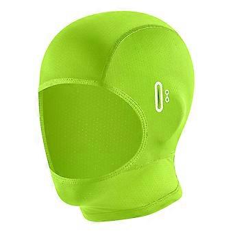 Copricapo rinfrescante Protezione solare Fodera per casco che assorbe il sudore Maschera facciale leggera con tessuto traspirante Grigio