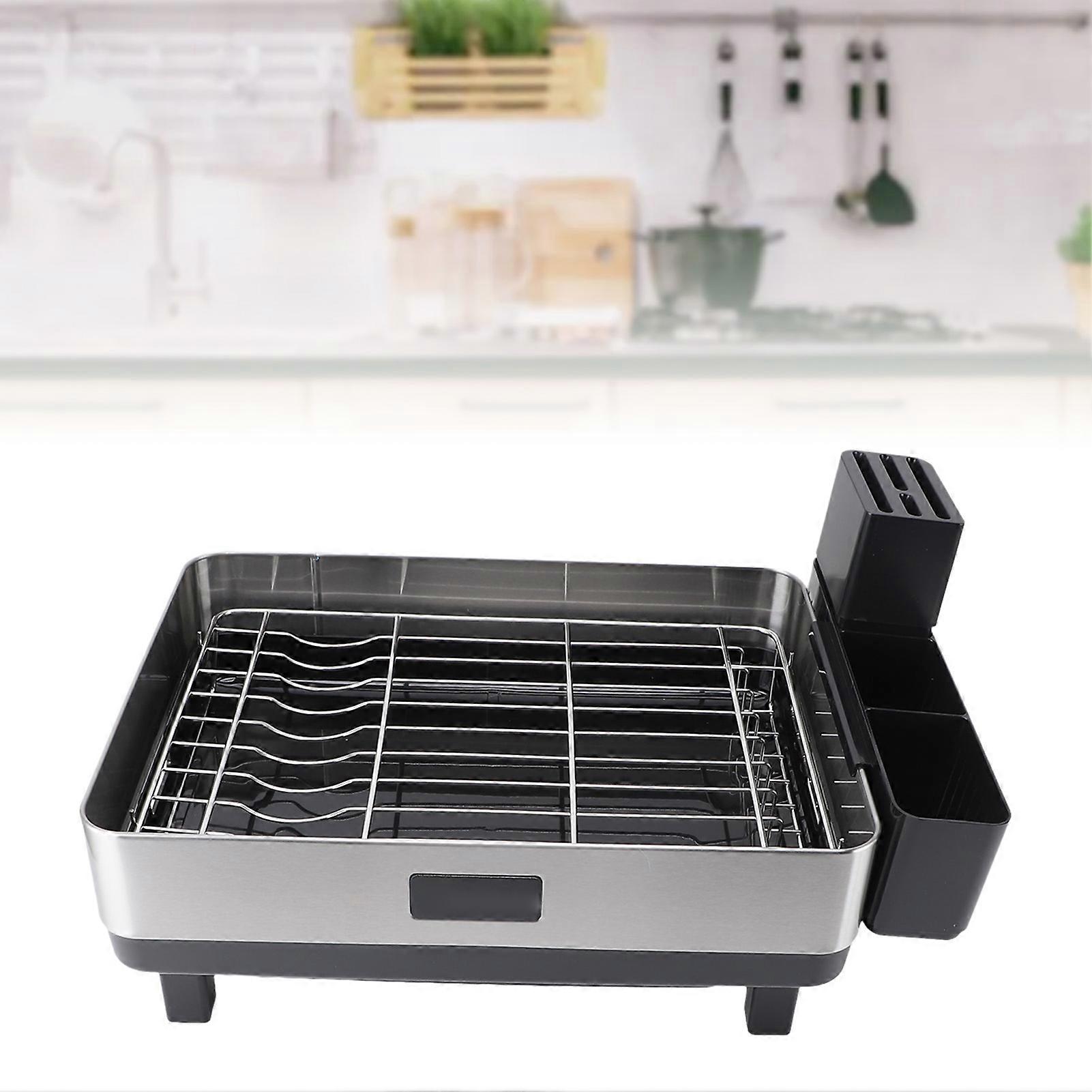 Dish Drying Rack Stainless Steel Single Layer Space Saver Easy Clean